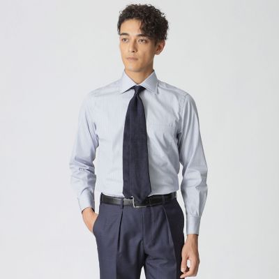 ＜Paul Stuart (Men)＞マルチストライプ柄　セミワイドカラーシャツ