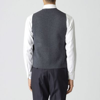 ウォッシャブル】オープンニットベスト | Paul Stuart (Men)/ポール 