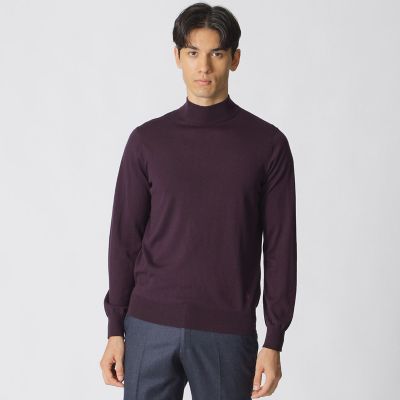 ＜Paul Stuart (Men)＞【ウォッシャブル】【ＷＥＢ・一部店舗限定】コットン　ウールハイネックセーター