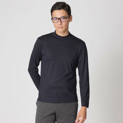 ケーブル編みモックネックニット EC24F／S／277501RM