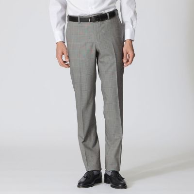 Paul Stuart (Men)/ポール・スチュアート ウィンドウペン柄　ストレッチウールトロトラウザーズ