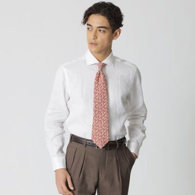 COLLECTION LINE】セミスプレッドカラードレスシャツ