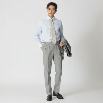 COLLECTION LINE】セミスプレッドカラードレスシャツ