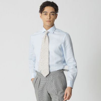 【プルート】カミチェリア・ピッチリーロのドレスシャツ２枚セット COLLECTION LINE】セミスプレッドカラードレスシャツ