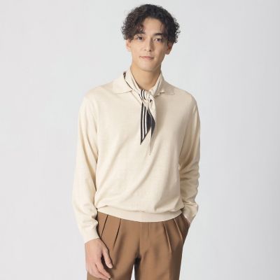 COLLECTION LINE】シルクコットン／スキッパーニット