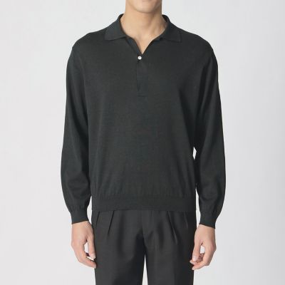 COLLECTION LINE】シルクコットン／スキッパーニット