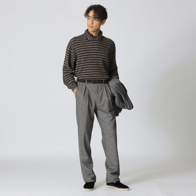 COLLECTION LINE】ムリネストライプ／ニットポロ | Paul