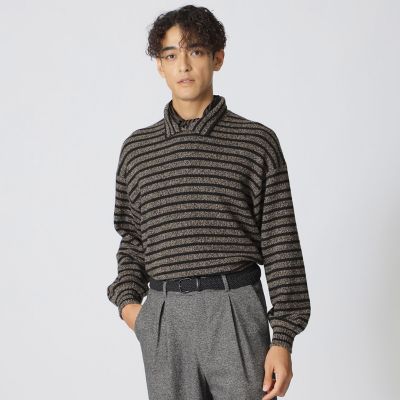 COLLECTION LINE】ムリネストライプ／ニットポロ | Paul