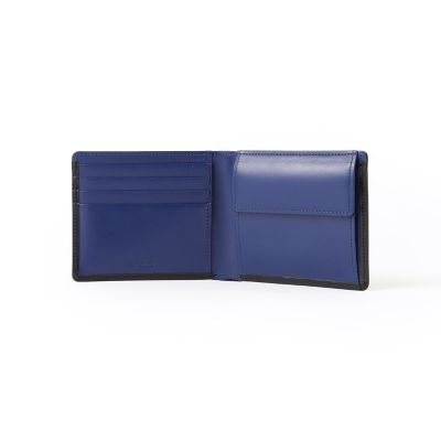 インサイドカラーカーフスキン／二つ折り財布 | Paul Stuart (Men