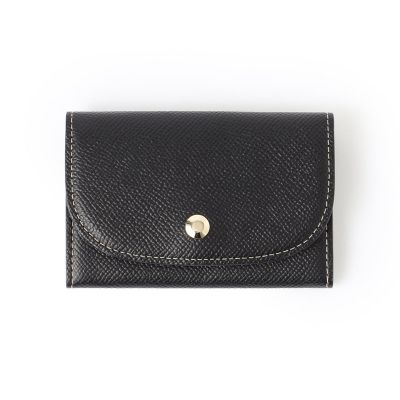 インサイドカラーベジタン／名刺入れ（ササマチ／ホック付） | Paul