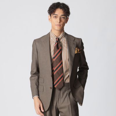 ＜Paul Stuart (Men)＞【数量限定】「ＣＯＬＬＥＣＴＩＯＮ　ＬＩＮＥ」ミニチェック柄スーツ