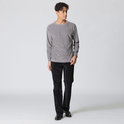 数量限定】「COLLECTION LINE」ボーダーベロア ボート 