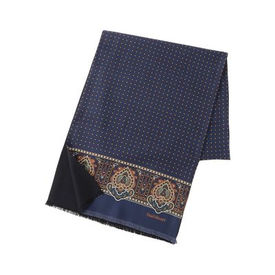 ＜Paul Stuart (Men)＞リバーシブルプリントストール