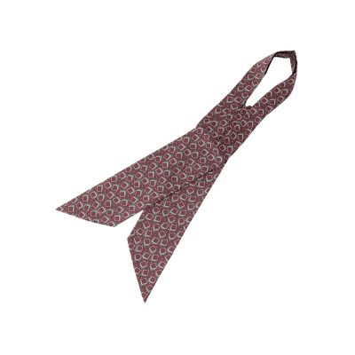 ＜Paul Stuart (Men)＞「Ｃｏｌｌｅｃｔｉｏｎ　Ｌｉｎｅ」　スカーフ／アスコットタイ　イタリア製幾何学柄プリント生地