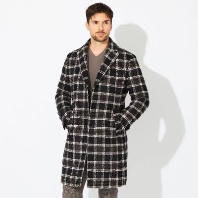 PRIMA COLLECTION】ツイードチェックチェスターコート