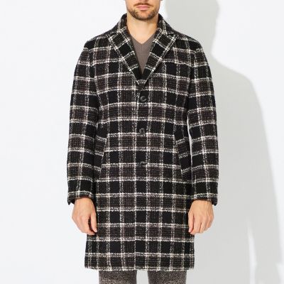 PRIMA COLLECTION】ツイードチェックチェスターコート