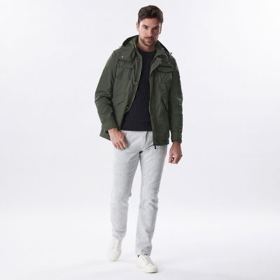 EPOCA UOMO ガーメントダイカモフラブルゾン　アウター　メンズ　L 高密度ポリエステルツイルブルゾン | EPOCA UOMO (Men)/エポカ ウォモ