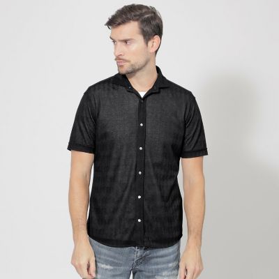 ＜EPOCA UOMO (Men)＞シャドー千鳥シャツ