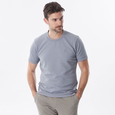 EPOCA UOMO (Men)/エポカ ウォモ 【セットアップ対応】ウェーブワッフルカットソー