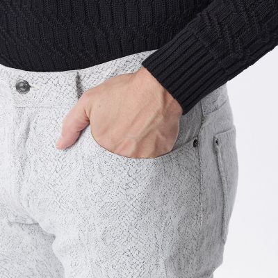 パイソンジャカードデニムパンツ | EPOCA UOMO (Men)/エポカ ウォモ