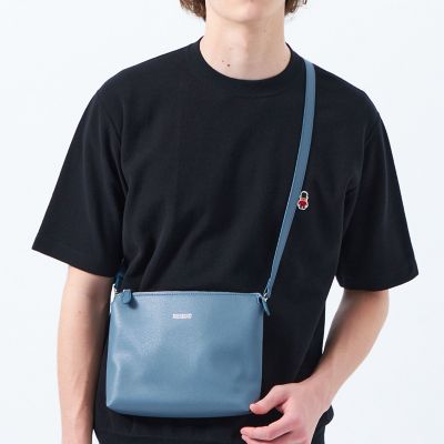 シンセティックシュリンクレザー 2WAYショルダーバッグ