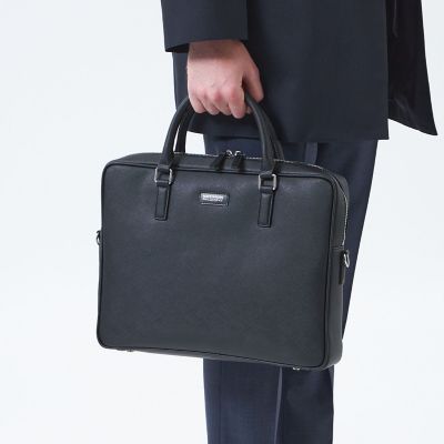 シンセティックシュリンクレザー ブリーフケース | MACKINTOSH