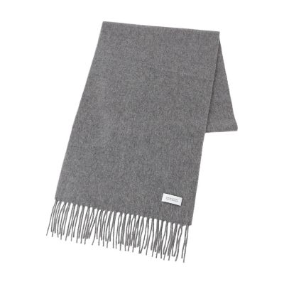 ウォッシャブルカシミヤ　ソリッドマフラー