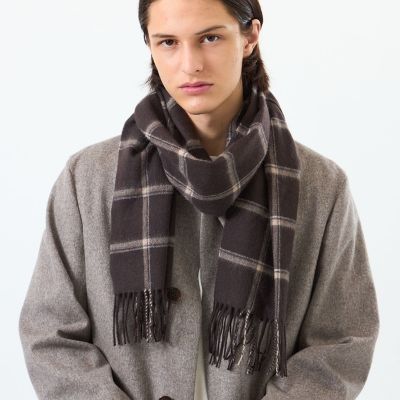 ウォッシャブルカシミヤ ブリティッシュチェックマフラー | MACKINTOSH