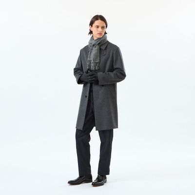 ウォッシャブルウールカシミヤ ブリティッシュチェックマフラー