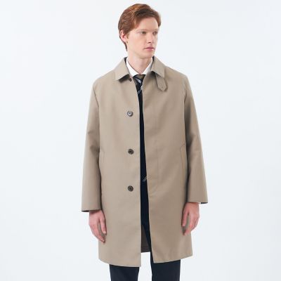 Mackintosh MACKINTOSH PHILOSOPHY (Men)/マッキントッシュ フィロソフィー ポリエステル×コットン ボンディング WELLINGTON「ウェリントン」 42ベージュ コート・ジャケット【三越伊勢丹/公式】