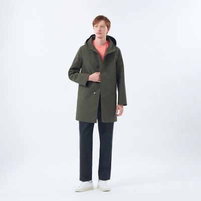 ポリエステル×コットン ボンディング WELLINGTON HOOD
