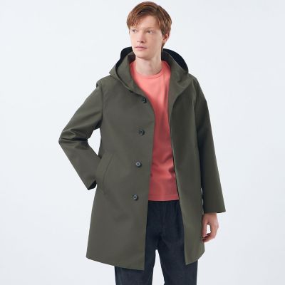 Mackintosh MACKINTOSH PHILOSOPHY (Men)/マッキントッシュ フィロソフィー ポリエステル×コットン ボンディング WELLINGTON HOOD 「ウェリントンフード」 75カーキ コート・ジャケット【三越伊勢丹/公式】