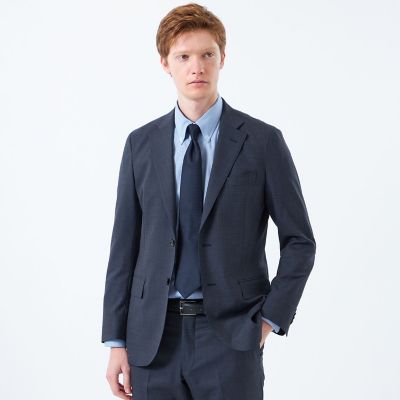 WEB＆一部店舗限定】トロッター ジャケット ウール混マイクロ千鳥