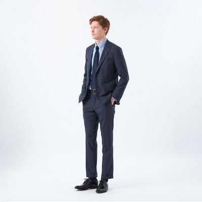 WEB＆一部店舗限定】トロッター ジャケット ウール混マイクロ千鳥
