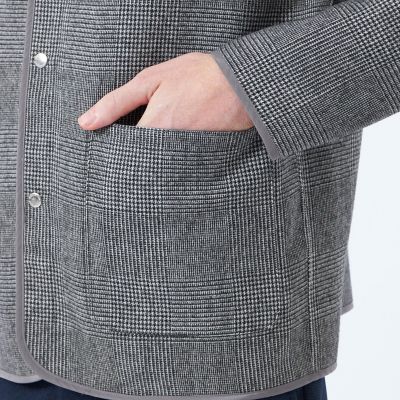 ノーカラージャケット 高密度リバークロス | MACKINTOSH PHILOSOPHY