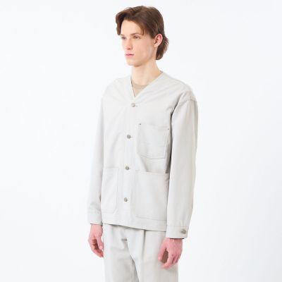 WEEKENDER】 ノーカラーカバーオール ドライオックス／デニム
