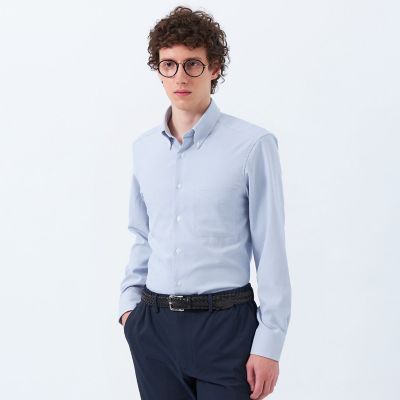 ＜MACKINTOSH PHILOSOPHY (Men)＞トロッター　ボタンダウンシャツ　ナローサッカー