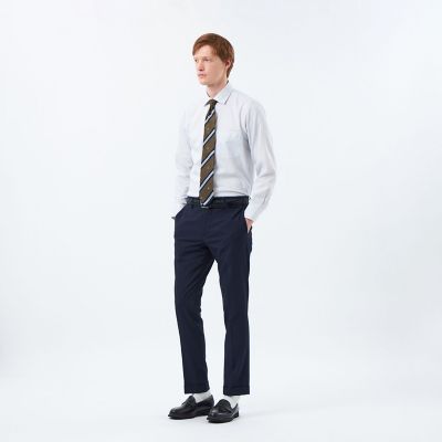 WEB＆一部店舗限定】長袖セミワイドカラー 柄バリエーション