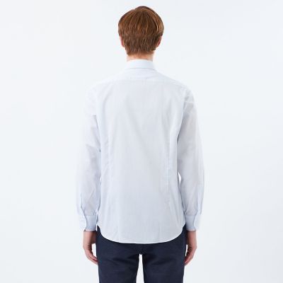 WEB＆一部店舗限定】長袖セミワイドカラー 柄バリエーション