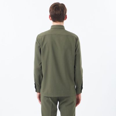 WEB＆一部店舗限定】トロッター スクエアボタンダウン長袖シャツ