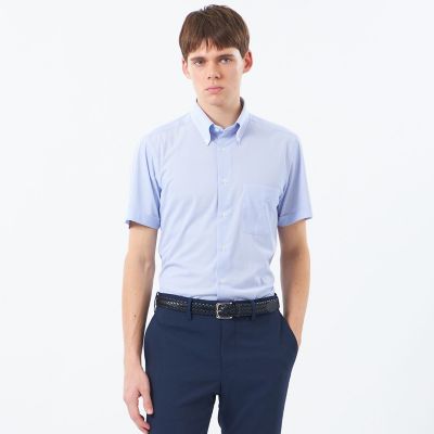 ＜MACKINTOSH PHILOSOPHY (Men)＞トロッター　半袖ボタンダウン　トリコットジャージー