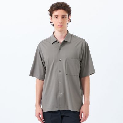 ＜MACKINTOSH PHILOSOPHY (Men)＞ドライフラットストレッチ　ハイパーストレッチメッシュ　オーバーサイズシャツ