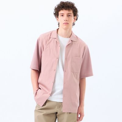 ＜MACKINTOSH PHILOSOPHY (Men)＞ニットコンビシャツ　ケーブルニット×ブロード