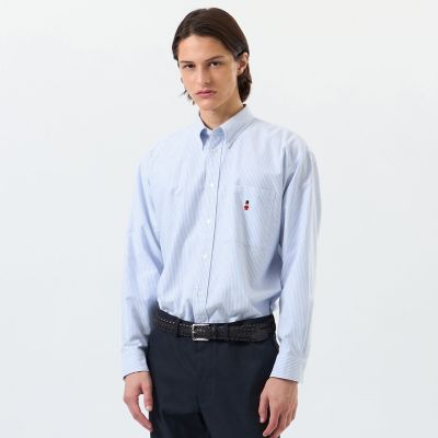 ＜MACKINTOSH PHILOSOPHY (Men)＞バッキンガムベア　オーバーサイズボタンダウンシャツ　無地／柄バリエーション