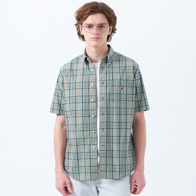 ＜MACKINTOSH PHILOSOPHY (Men)＞バッキンガムベア　半袖ボタンダウンシャツ　柄バリエーション