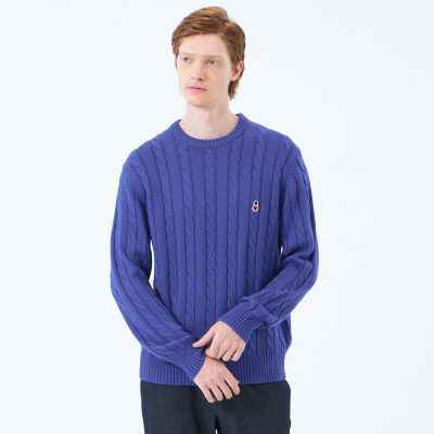 Mackintosh 【SALE】MACKINTOSH PHILOSOPHY (Men)/マッキントッシュ フィロソフィー バッキンガムベア ケーブル クルーネックプルオーバー 34パープル トップス【三越伊勢丹/公式】
