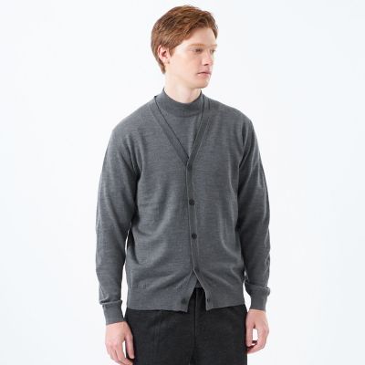 M001 CARDIGAN ポケット付きカーディガン M001 CARDIGAN ポケット付きカーディガンプレッション