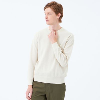 ＜MACKINTOSH PHILOSOPHY (Men)＞１４Ｇ　カノコ風ジャカード　クルーネックニット