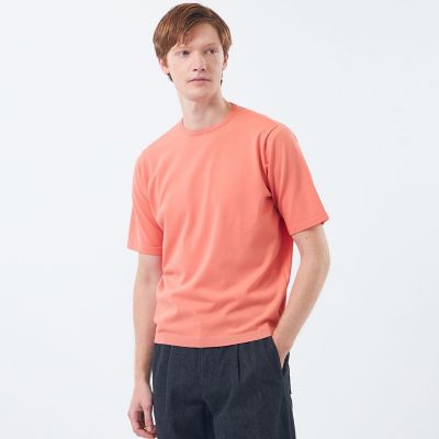 Mackintosh 【SALE】MACKINTOSH PHILOSOPHY (Men)/マッキントッシュ フィロソフィー クルーネックニットT 16Gプレーティング天竺 12ピンク3 トップス【三越伊勢丹/公式】