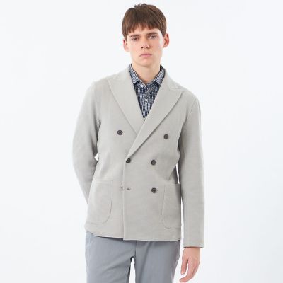 新品未使用　マッキントッシュフィロソフィー　14Gカノコ ニットジャケット　紺 14Gカノコ調 ダブルニットジャケット | MACKINTOSH PHILOSOPHY (Men